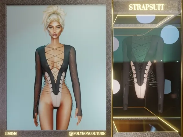 Mix StrapSuit by polygoncouture - The Sims 4 Custom Content