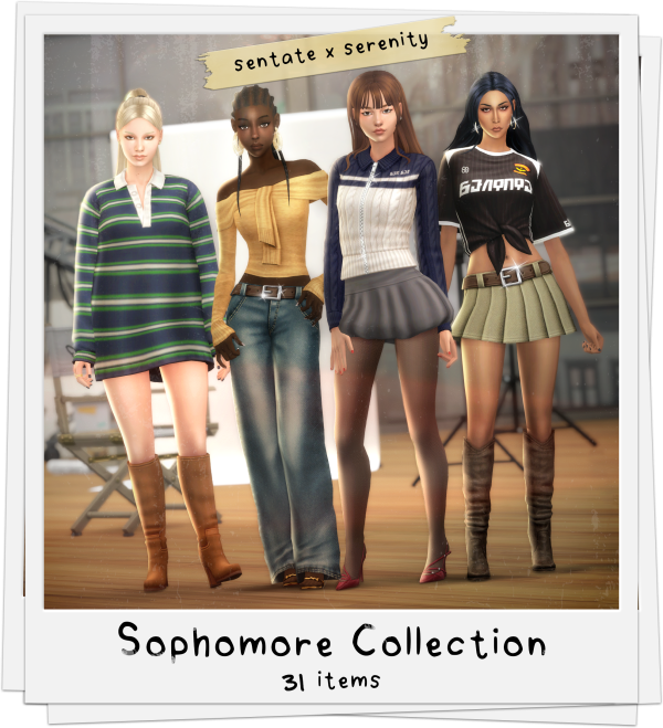 Maxis Match The Sophomore Collection by simsfinds - The Sims 4 Custom Content