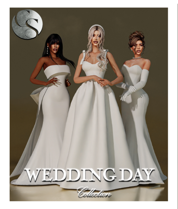 Mix CAMUFLAJE Wedding Day Collection Teaser (6 items) by simsfinds - The Sims 4 Custom Content