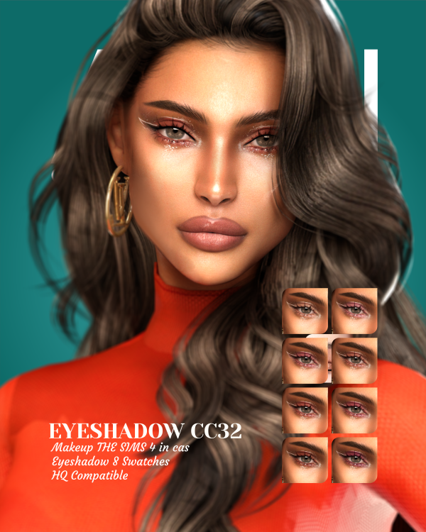 Alpha LEAN EYESHADOW CC32 by simsfinds - The Sims 4 Custom Content