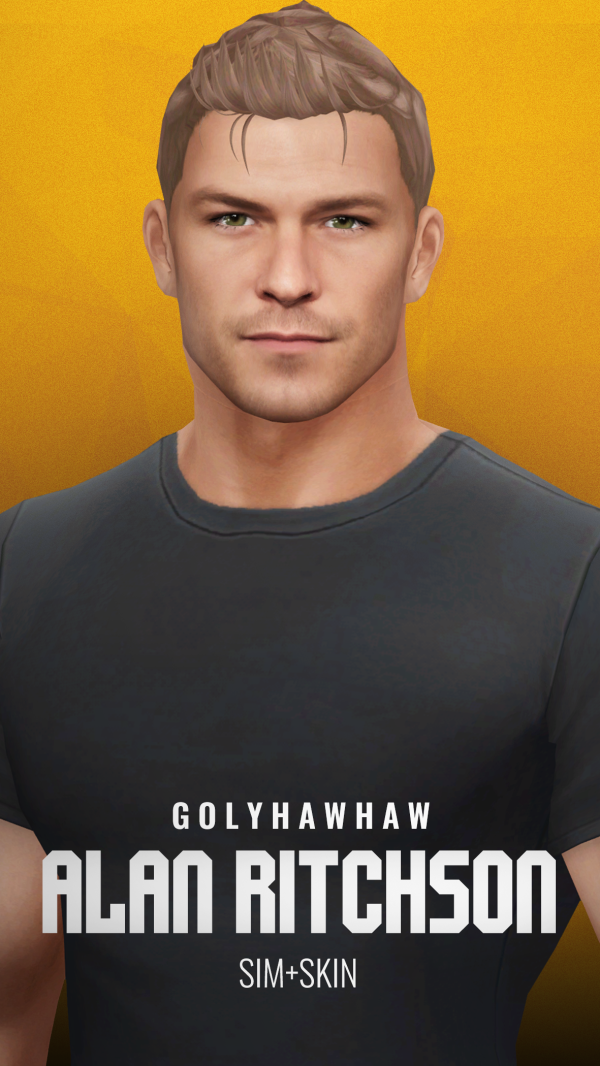 Mix ALAN RITCHSON by simsfinds - The Sims 4 Custom Content
