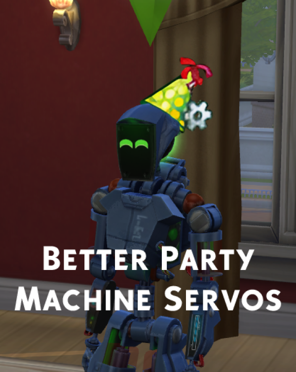 Maxis Match Better Party Machine Servos by simsfinds - The Sims 4 Custom Content