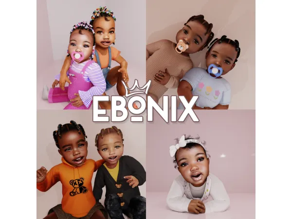 🎈 Kiddie Hair Set 🎈 by Ebonixsims