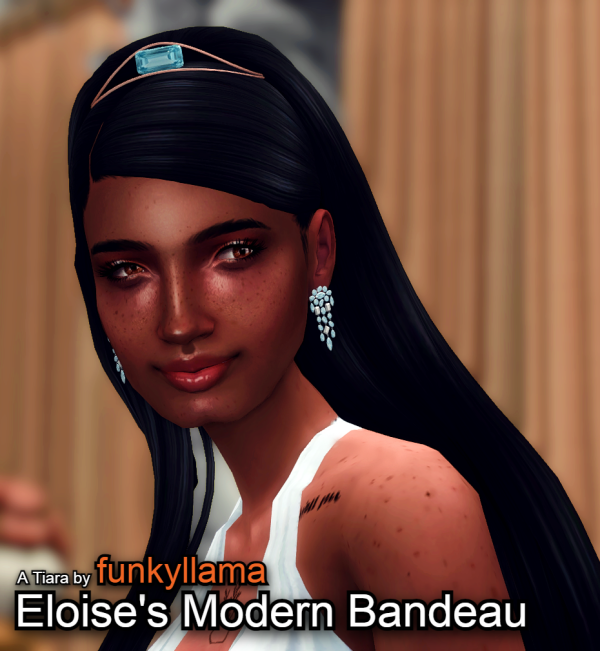 Mix Eloise's Modern Bandeau Tiara by simsfinds - The Sims 4 Custom Content
