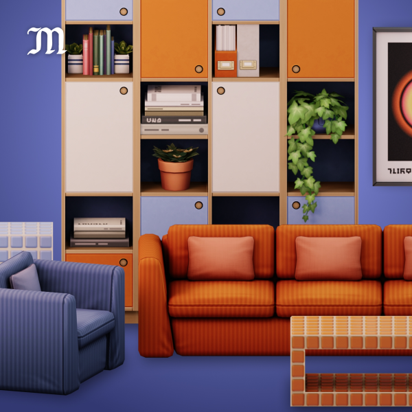 Maxis Match Birthday Cake Living Room by simsfinds - The Sims 4 Custom Content