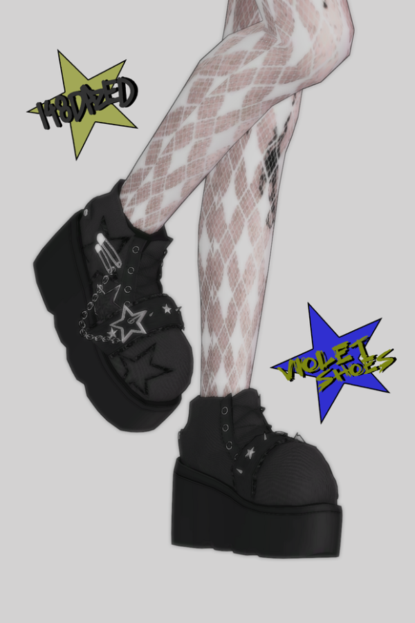 Mix VIOLET SHOES by simsfinds - The Sims 4 Custom Content