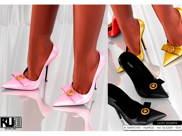 Alpha lilith scarpin by ruchellsims - The Sims 4 Custom Content