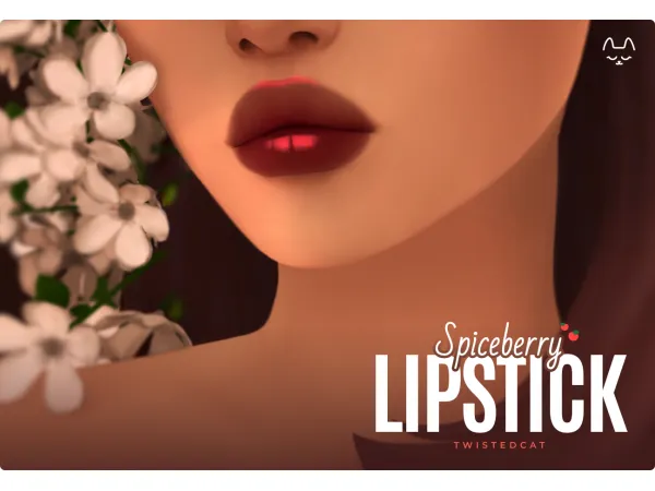 Mix Spiceberry Lipstick by TwistedCat - The Sims 4 Custom Content