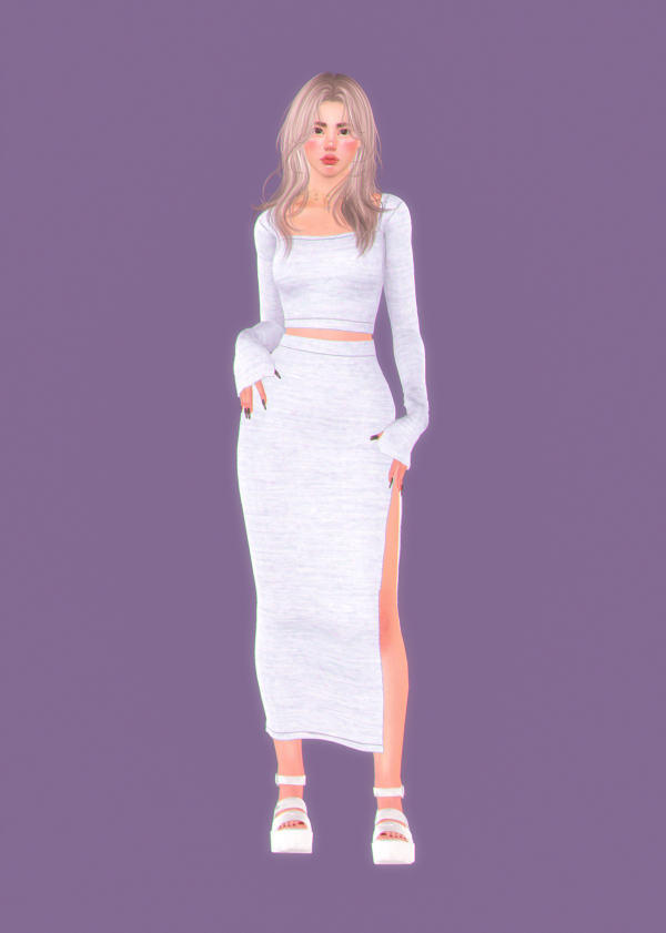 [chamis] sexy slim outfit by simsfinds - The Sims 3 custom content