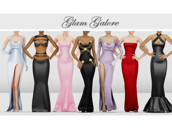 Alpha [B0T0XBRAT] Glam Galore - The Sims 4 Custom Content
