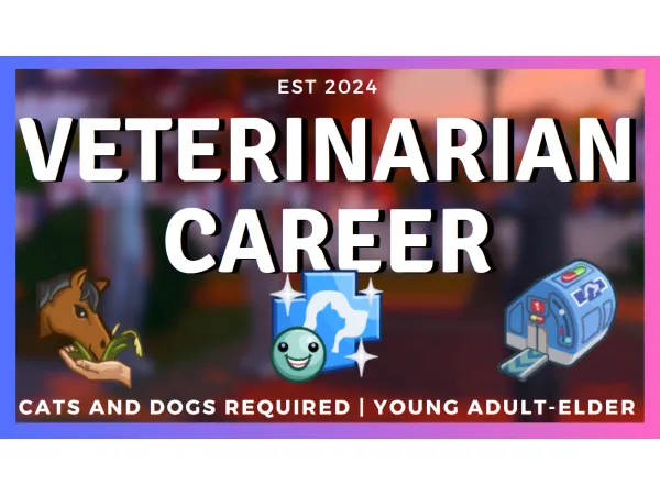 Maxis Match Veterinarian Career by simsfinds - The Sims 4 Custom Content