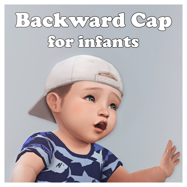Maxis Match Backward cap for infants by simsfinds - The Sims 4 Custom Content