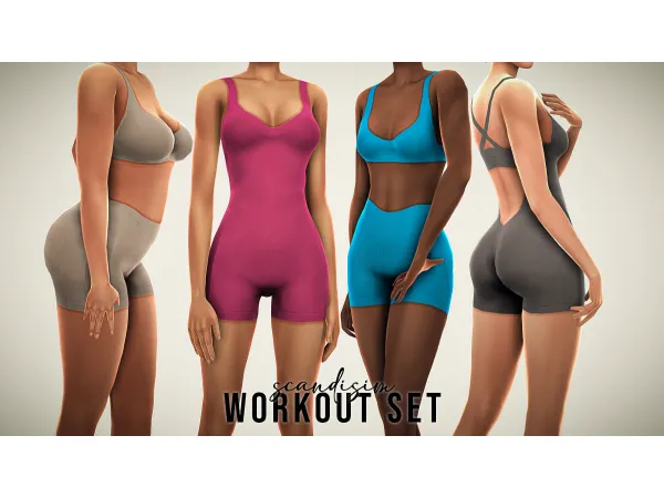 Maxis Match Workout Set by simsfinds - The Sims 4 Custom Content