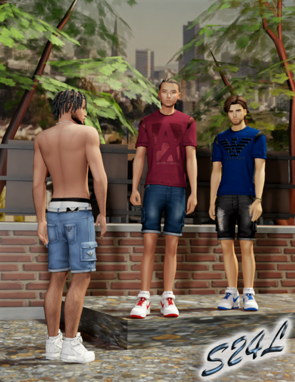 Mix Armani Collect V1 by simsfinds - The Sims 4 Custom Content