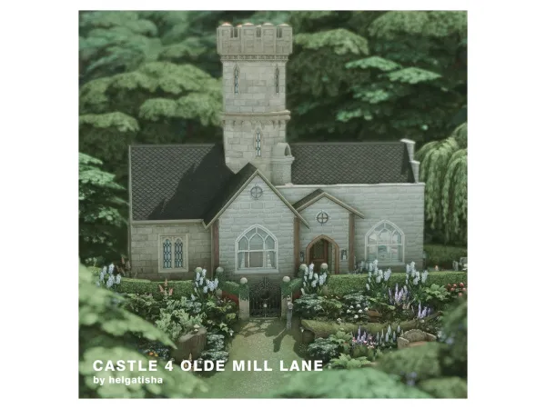 Maxis Match Castle 4 Olde Mill Lane by helgatisha - The Sims 4 Custom Content