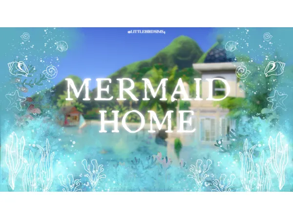 Maxis Match MERMAID HOME by simsfinds - The Sims 4 Custom Content