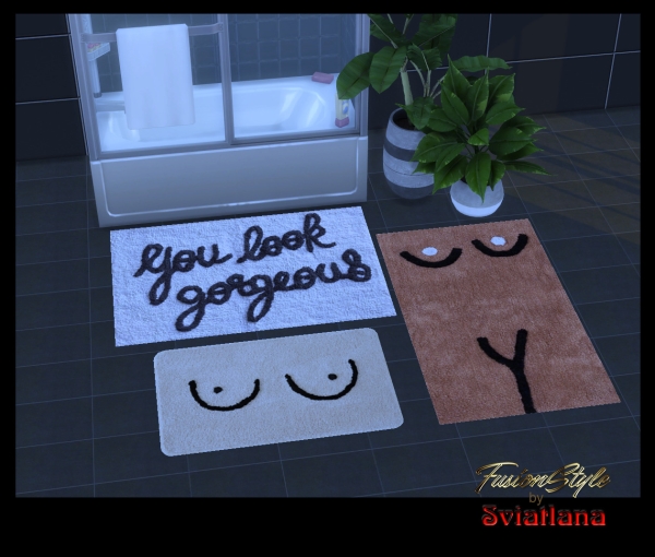 Alpha rugs by fusionstylesims4 - The Sims 4 Custom Content