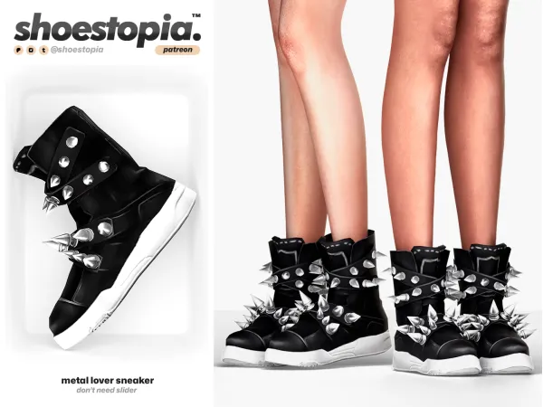 Metal Lover Sneakers by shoestopia