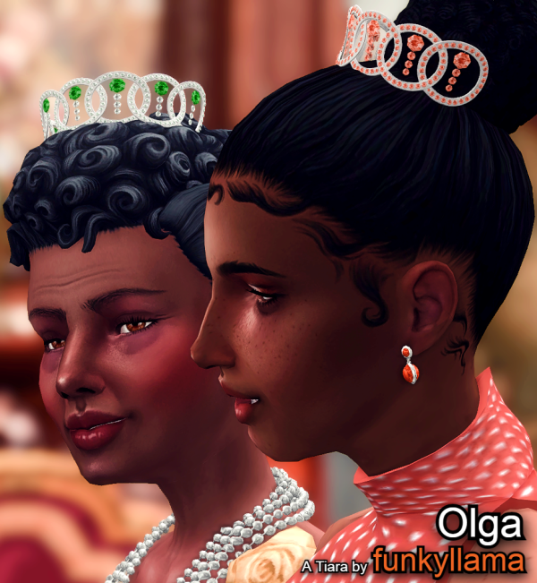 Mix Olga Tiara by simsfinds - The Sims 4 Custom Content