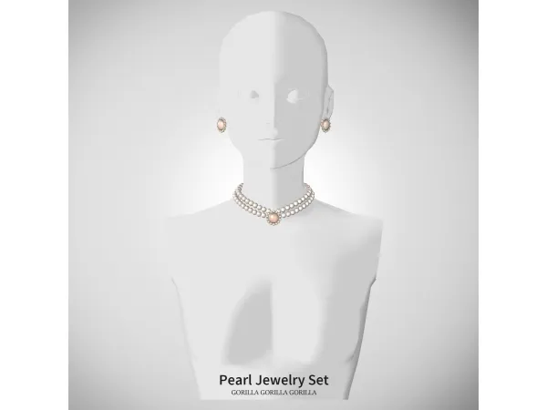 Pearl Jewelry Set by gorillax3