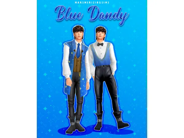 Maxis Match Blue Dandy by marsmerizingsims - The Sims 4 Custom Content