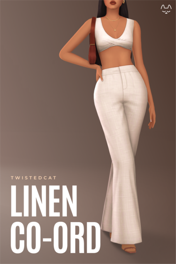 Maxis Match Linen Co ord by simsfinds - The Sims 4 Custom Content