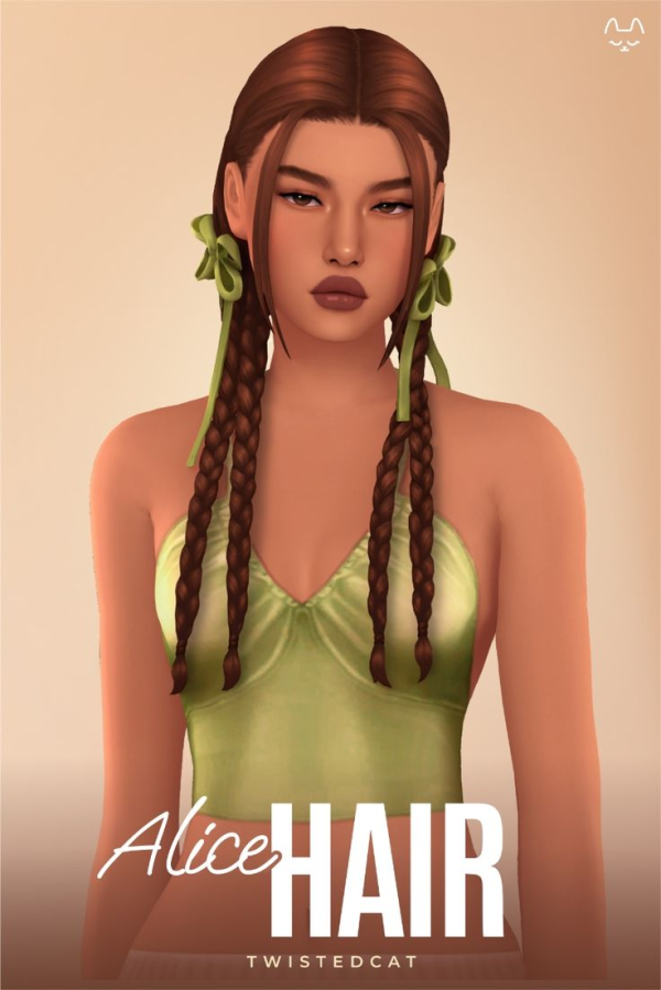 Maxis Match Alice Hair by simsfinds - The Sims 4 Custom Content