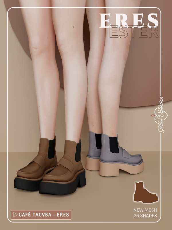Alpha Ester Boots by simsfinds - The Sims 4 Custom Content