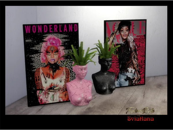 Alpha Decor set by fusionstylesims4 - The Sims 4 Custom Content