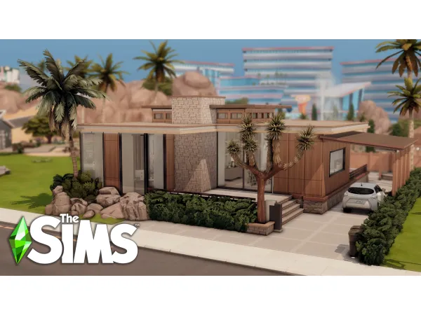 Maxis Match SpringScape house by simsfinds - The Sims 4 Custom Content