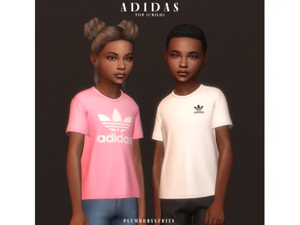 Mix ADIDAS top APR 2024 (infant child) by ali_s4cc - The Sims 4 Custom Content