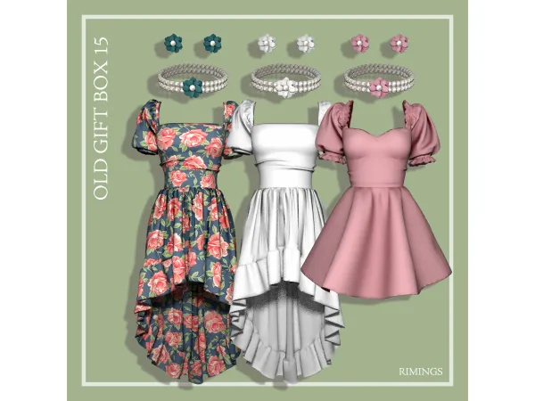 Alpha [RIMINGS] OLD GIFT BOX 15 by RIMINGs - The Sims 4 Custom Content