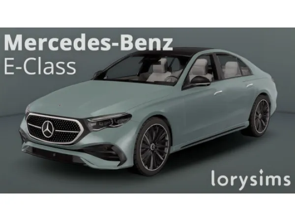 Mix 2024 Mercedes Benz E Class by simsfinds - The Sims 4 Custom Content