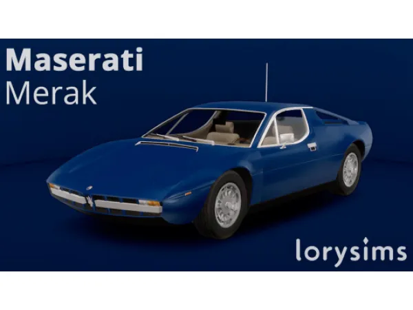 Mix 1972 Maserati Merak by simsfinds - The Sims 4 Custom Content
