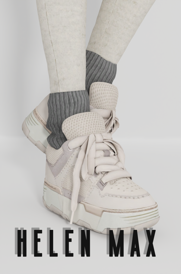 Alpha Sneakers by simsfinds - The Sims 4 Custom Content