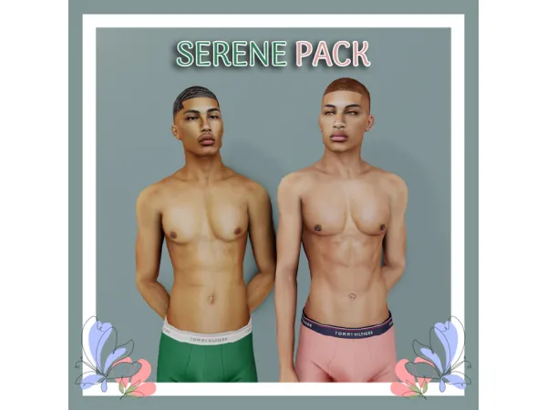 Mix SERENE PACK by khadijah551 - The Sims 4 Custom Content