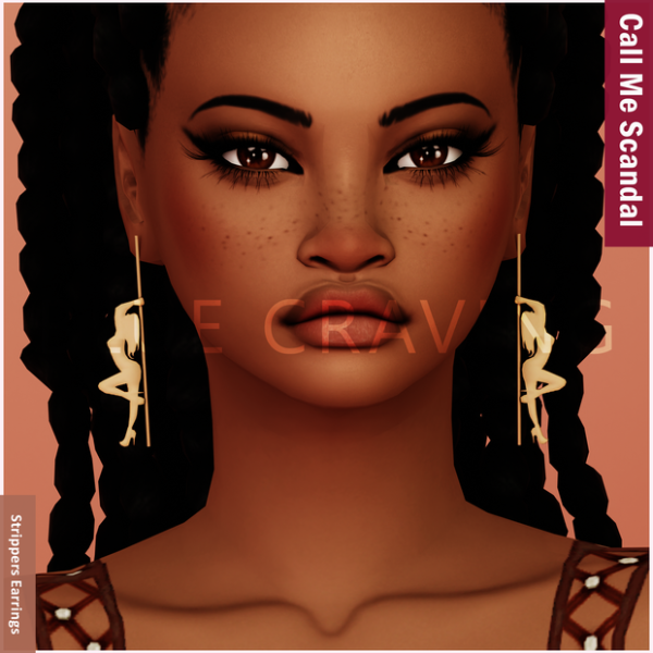 Mix Blue Craving Strippers Earrings by bluecraving - The Sims 4 Custom Content