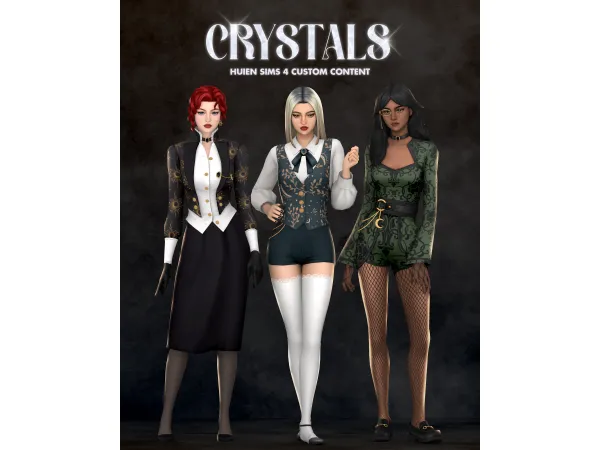 Maxis Match Crystals (7items) by huien - The Sims 4 Custom Content