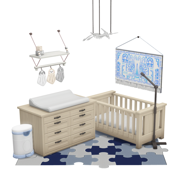 Maxis Match BGIN Kids Bedroom by simsfinds - The Sims 4 Custom Content