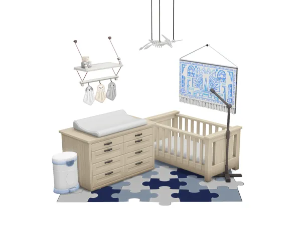 Maxis Match BGIN Kids Bedroom by TudTuds - The Sims 4 Custom Content