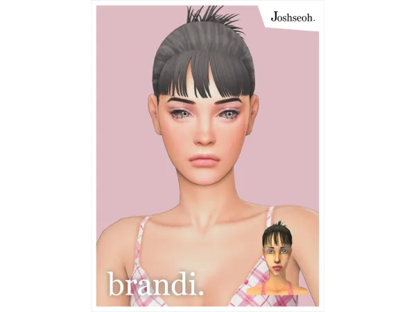 Maxis Match Brandi Hair to - The Sims 4 Custom Content