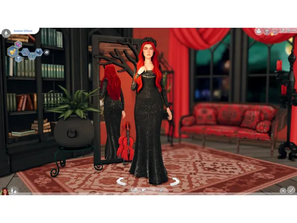 Mix Catrina cas - The Sims 4 Custom Content