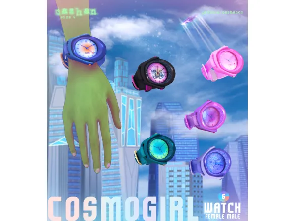 Mix watch by [CosmoGirl] - The Sims 4 Custom Content