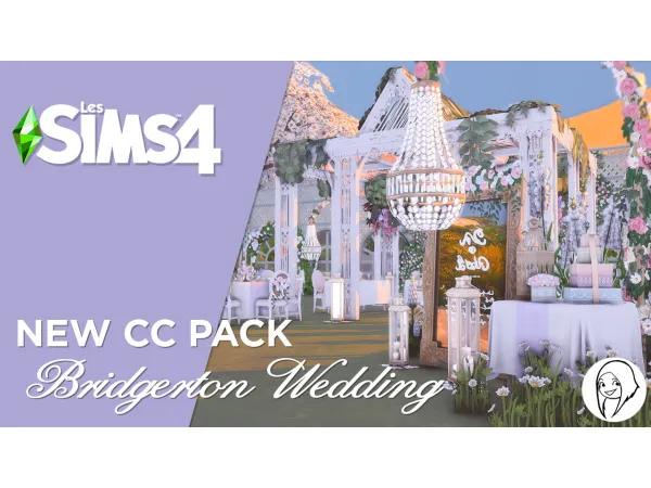 Mix Bridgerton wedding set - The Sims 4 Custom Content