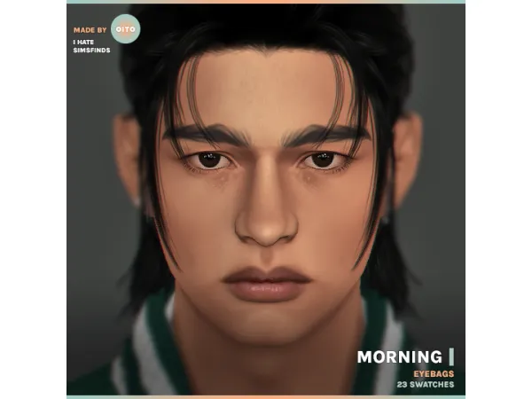 Maxis Match MORNING just some eye bags by oito - The Sims 4 Custom Content