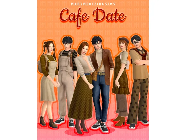 Maxis Match Cafe Date - The Sims 4 Custom Content