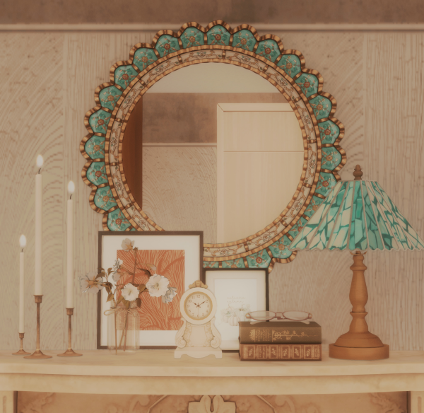 Mix CeliaCytus MirrorTable Lamp by simsfinds - The Sims 4 Custom Content