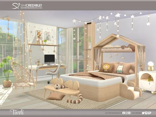 Maxis Match Tivoli Kids by simcredible - The Sims 4 Custom Content