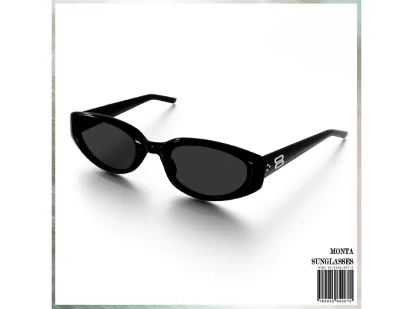 Alpha MONTA Sunglasses by mirosims2020 - The Sims 4 Custom Content