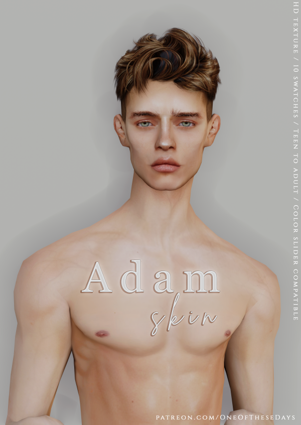 Alpha Adam SKIN TRAY FILES by simsfinds - The Sims 4 Custom Content